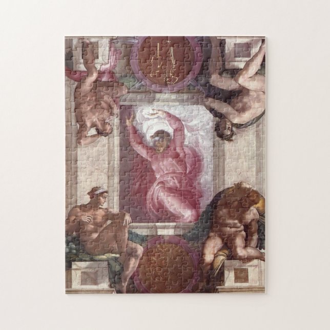 First Day of Creation Sistine Chapel Michelangelo Jigsaw Puzzle (Vertical)
