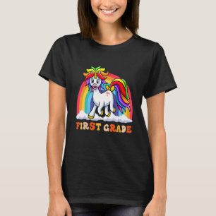 First Day Of First Grade  Rainbow Teacher Kids Uni T-Shirt