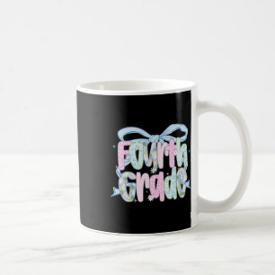 First Day Of Fourth Grade Floral Bundle For Teache Coffee Mug