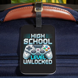 First Day of High School Level Unlocked Luggage Tag