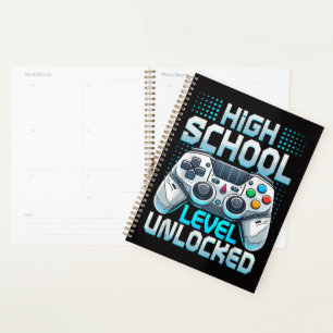 First Day of High School Level Unlocked Planner