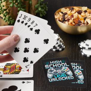 First Day of High School Level Unlocked Playing Cards