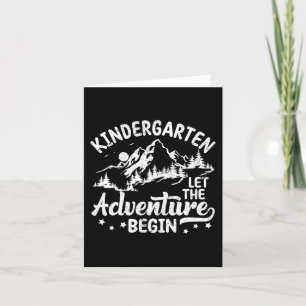 First Day Of Kindergarten 1st Day Of School Kids T Card