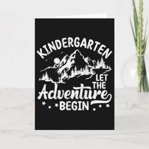 First Day Of Kindergarten 1st Day Of School Kids T Card