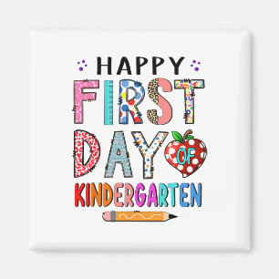 First Day Of Kindergarten Ck To School Teacher Boy Magnet