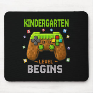 First Day Of Kindergarten Level Begins Ck To Schoo Mouse Pad