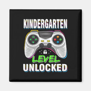First Day of Kindergarten Level Unlocked Back To S Magnet