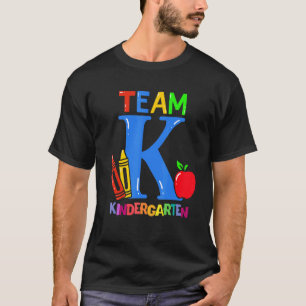 First Day Of Kindergarten  Pre K Squad Team Kinder T-Shirt