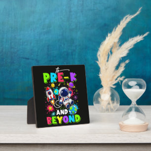 First Day of Pre-K Astronaut Space Back to School Plaque