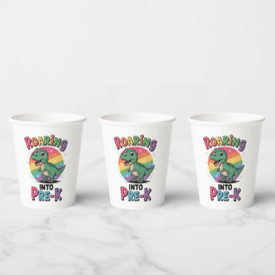 First Day of Pre-K Back to School  Paper Cups