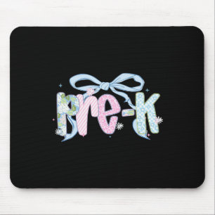 First Day Of Pre-k Floral Bundle For Teacher 2  Mouse Pad