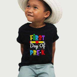First Day of Pre-K Preschool Toddler T-Shirt