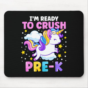 First Day Of Preschool I'm Ready To Crush Pre-k Un Mouse Pad