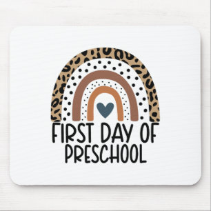 First Day Of Preschool Rainbow Teacher Girls Ck To Mouse Pad