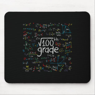 First Day Of School 10th Grade Square Root Of 100 Mouse Pad