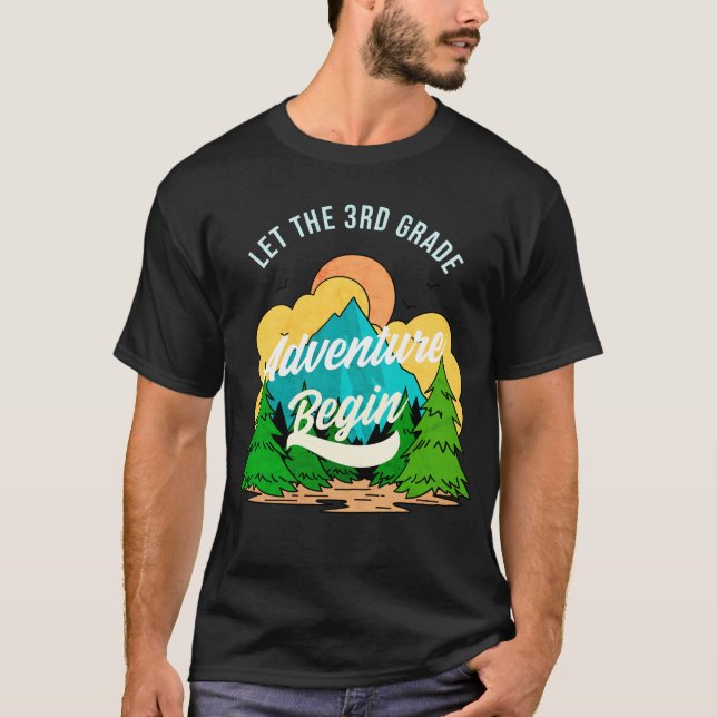 First Day Of School 3rd Grade Teacher Appreciation T-Shirt (Front)