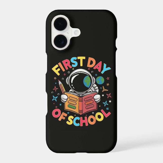 First Day of School Astronaut Space Back to School (Back)