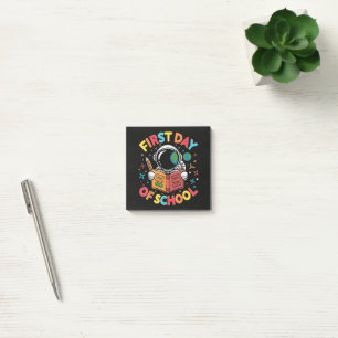First Day of School Astronaut Space Back to School Post-it Notes