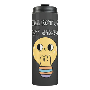 first day of school back, i will not cry 1st grade thermal tumbler