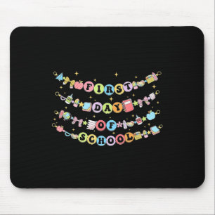First Day Of School Bracelet Teacher Student Groov Mouse Pad