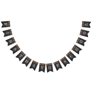 First Day Of School Bunting Banner