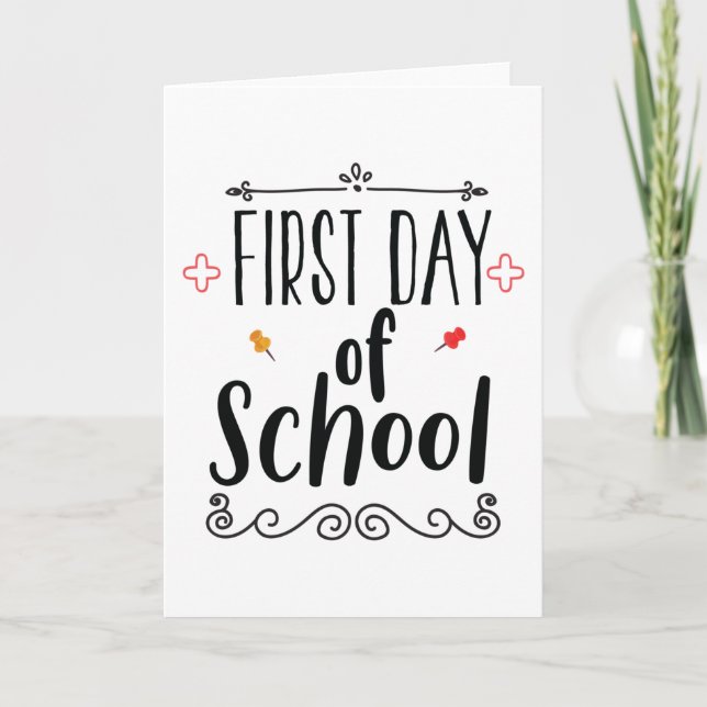 First Day of School Card (Front)