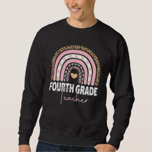 First Day Of School Fourth Grade Teacher Women Men Sweatshirt