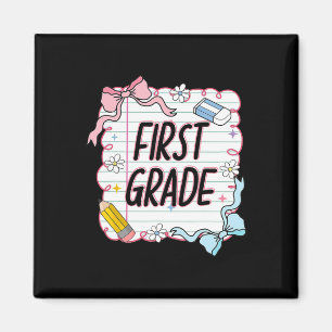 First Day Of School Girly Coquette4  Magnet