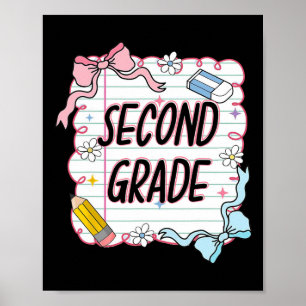 First Day Of School Girly Coquette5  Poster