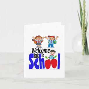 First Day of School Grade One Card