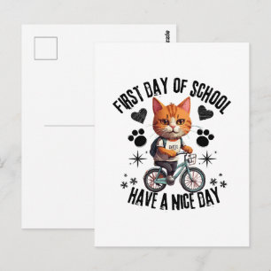First Day Of School Have A Nice Day Postcard