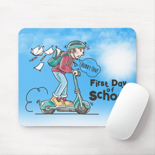 First Day of School |  Mouse Pad (With Mouse)