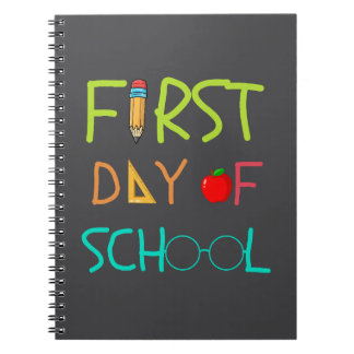 First Day of School Notebook