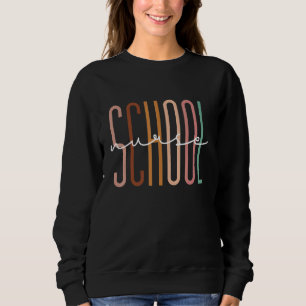 First Day Of School Nurse Back To School Nursing N Sweatshirt