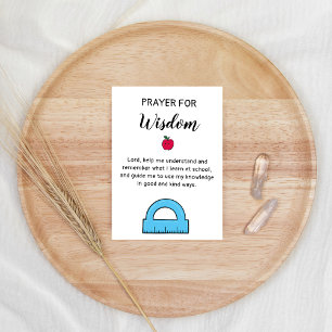 First Day of School Prayer Blessing Holiday Card