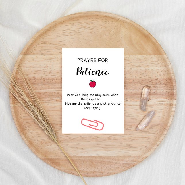 First Day of School Prayer Blessing Holiday Card (Creator Uploaded)