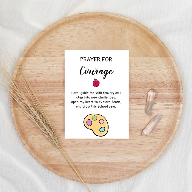 First Day of School Prayer Blessing Holiday Card (Creator Uploaded)