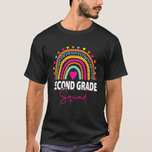 First Day Of School Second Grade Squad Team Teache T-Shirt
