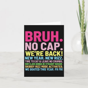 First Day Of School Shirt Teachers Boys Gen A Slan Card