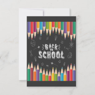  First Day Of School Shirt, Welcome Back To School RSVP Card