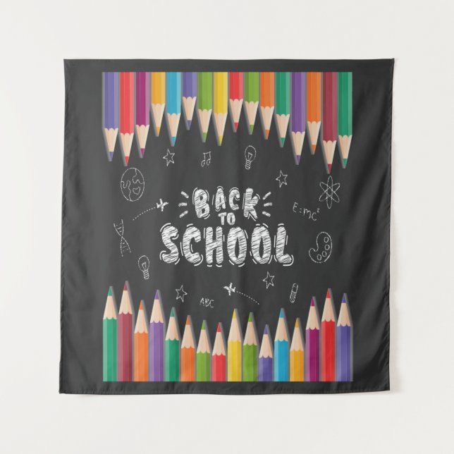  First Day Of School Shirt, Welcome Back To School Tapestry (Front)