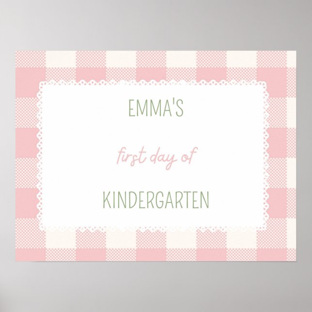 first day of school sign (Front)