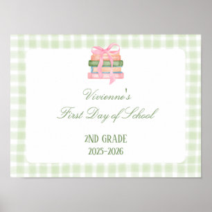 First day of school sign