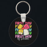 First Day Of School Teachers Pencil Bow Back To Sc Key Ring<br><div class="desc">First Day Of School Teachers Pencil Bow Back To School Kids 1</div>