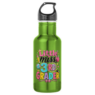 First Day of Third Little Miss 3rd Grader 532 Ml Water Bottle