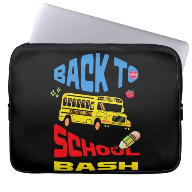 First day school fresh start laptop sleeve (Front)