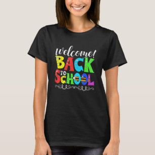 First Day Welcome Back To School Cute Pencil T-Shirt