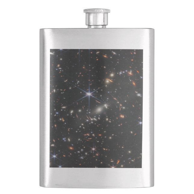 First Deep Field of Universe from James webb Hip Flask (Front)