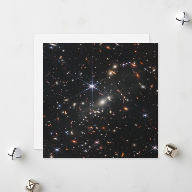 First Deep Field of Universe from James webb Holiday Card (Front/Back In Situ)