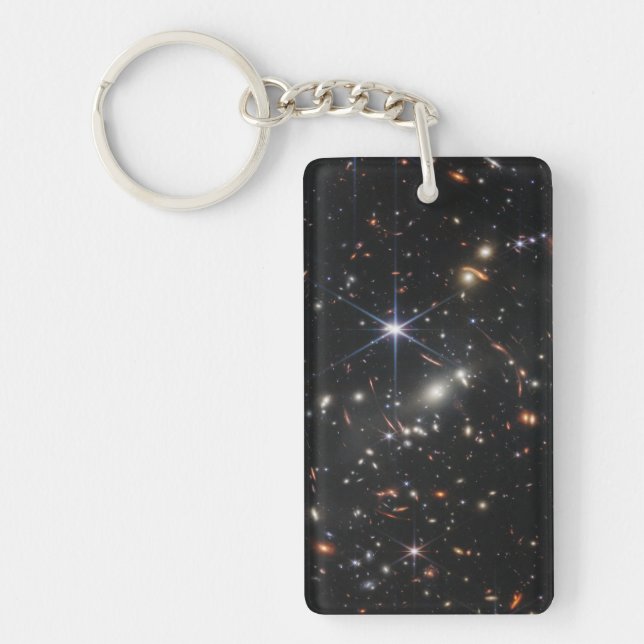 First Deep Field of Universe from James webb Key Ring (Front)